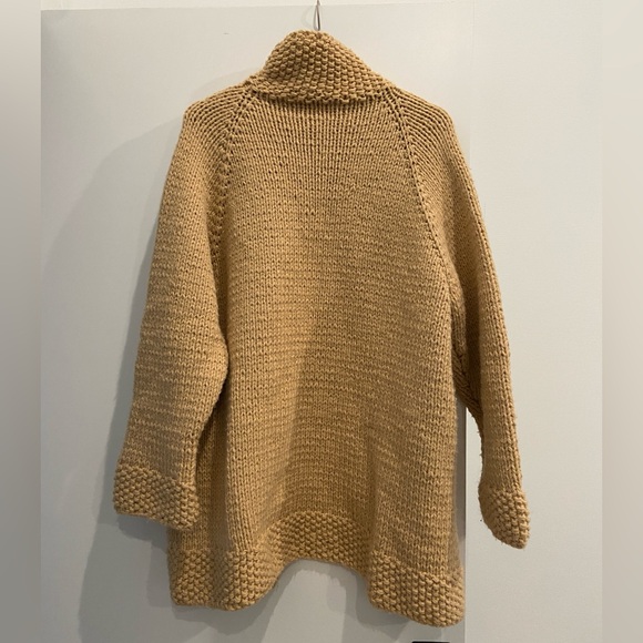 Vintage Handknit Cardigan Sweater Jacket - Picture 3 of 6